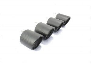 Alfa Romeo Giulia Exhaust Tips - Carbon Fiber - Quadrifoglio Version